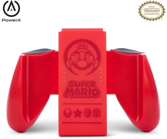 PowerA Joy-Con Comfort Grip for Nintendo Switch - Super Mario rød - Kontroller - Nintendo Switch